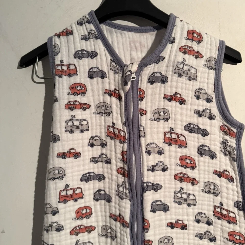 Tado Muslin Sleeping Sack Wearable Blanket Lightweight XL 2-4yrs Cars